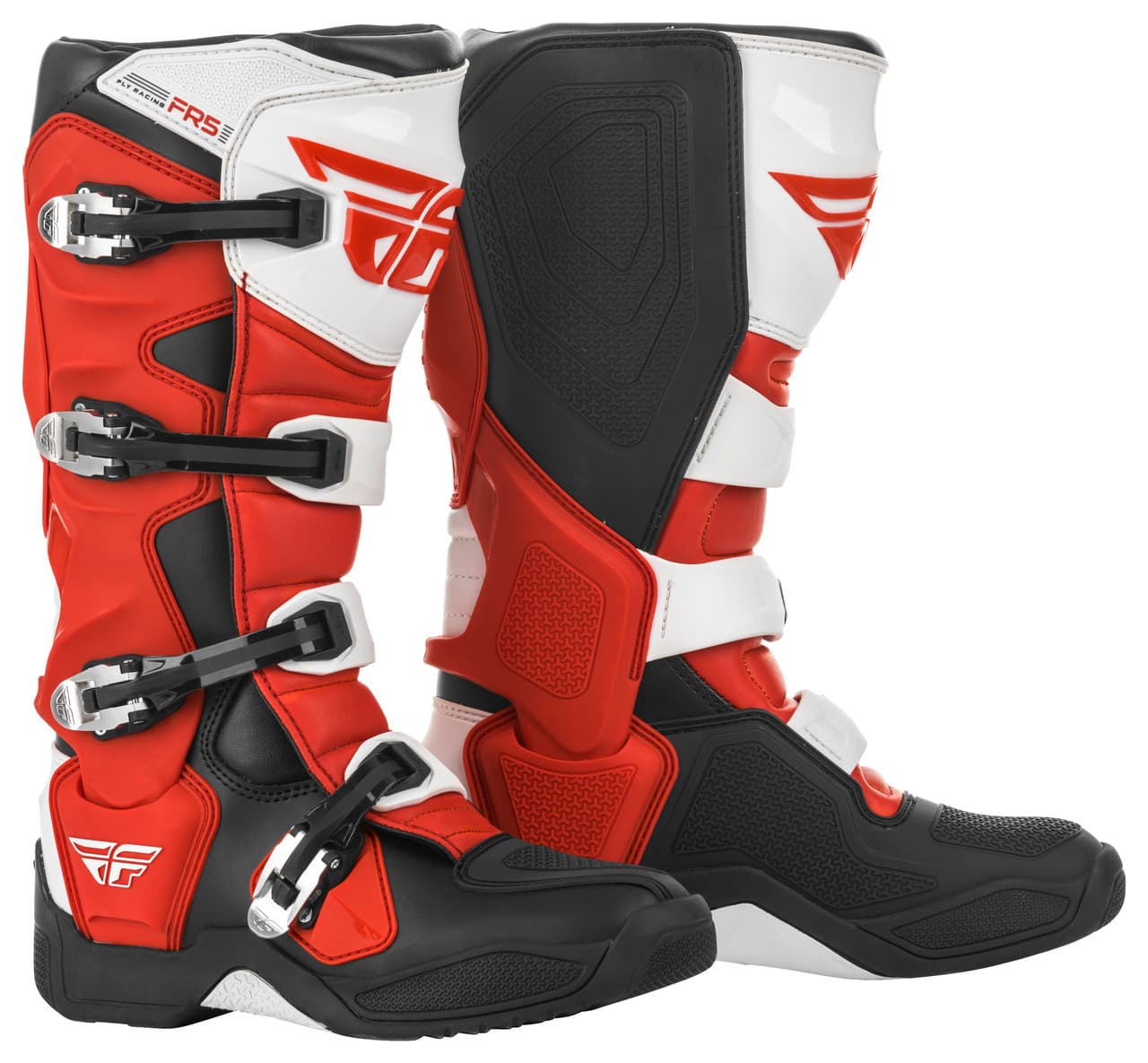 Fly Racing FR5 Boots Red/Black/White Size 12