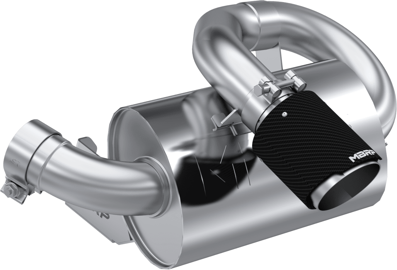 SINGLE SLIP-ON CENTER EXIT W/ 2.5" PERFORMANCE MUFFLER