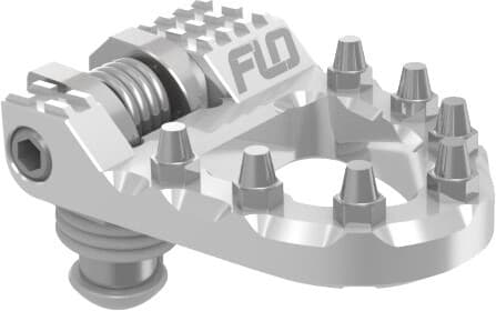 Flo Motorsports Folding Tip Only Silver Large Tip