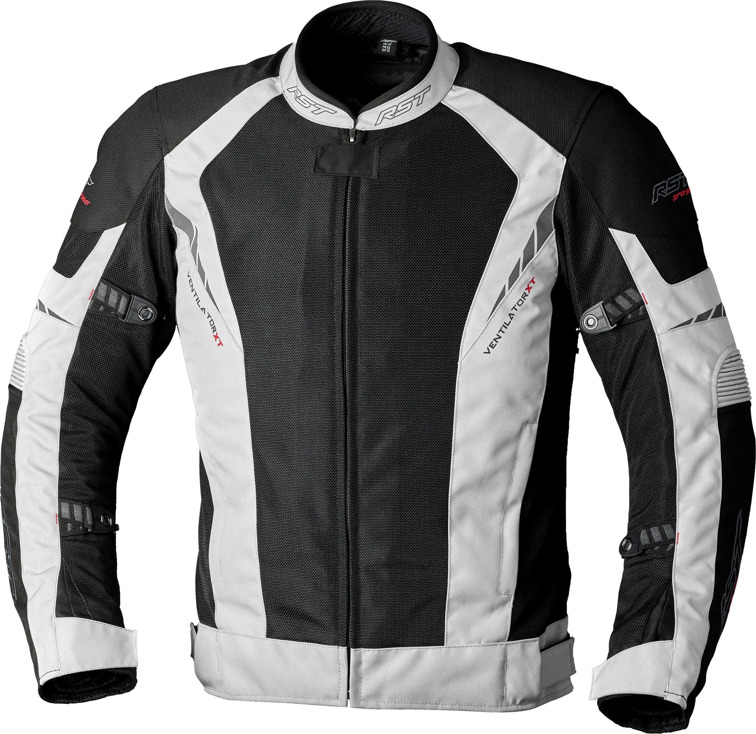 PS VENTILATOR D3O JACKET BLACK/SILVER TEXTILE SM