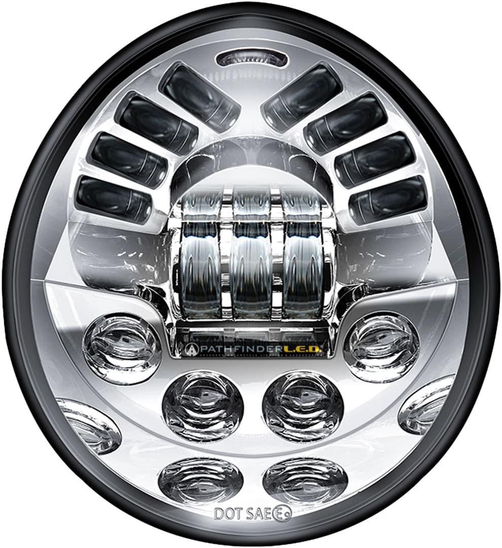 Pathfinder V-Rod Headlight Chrome