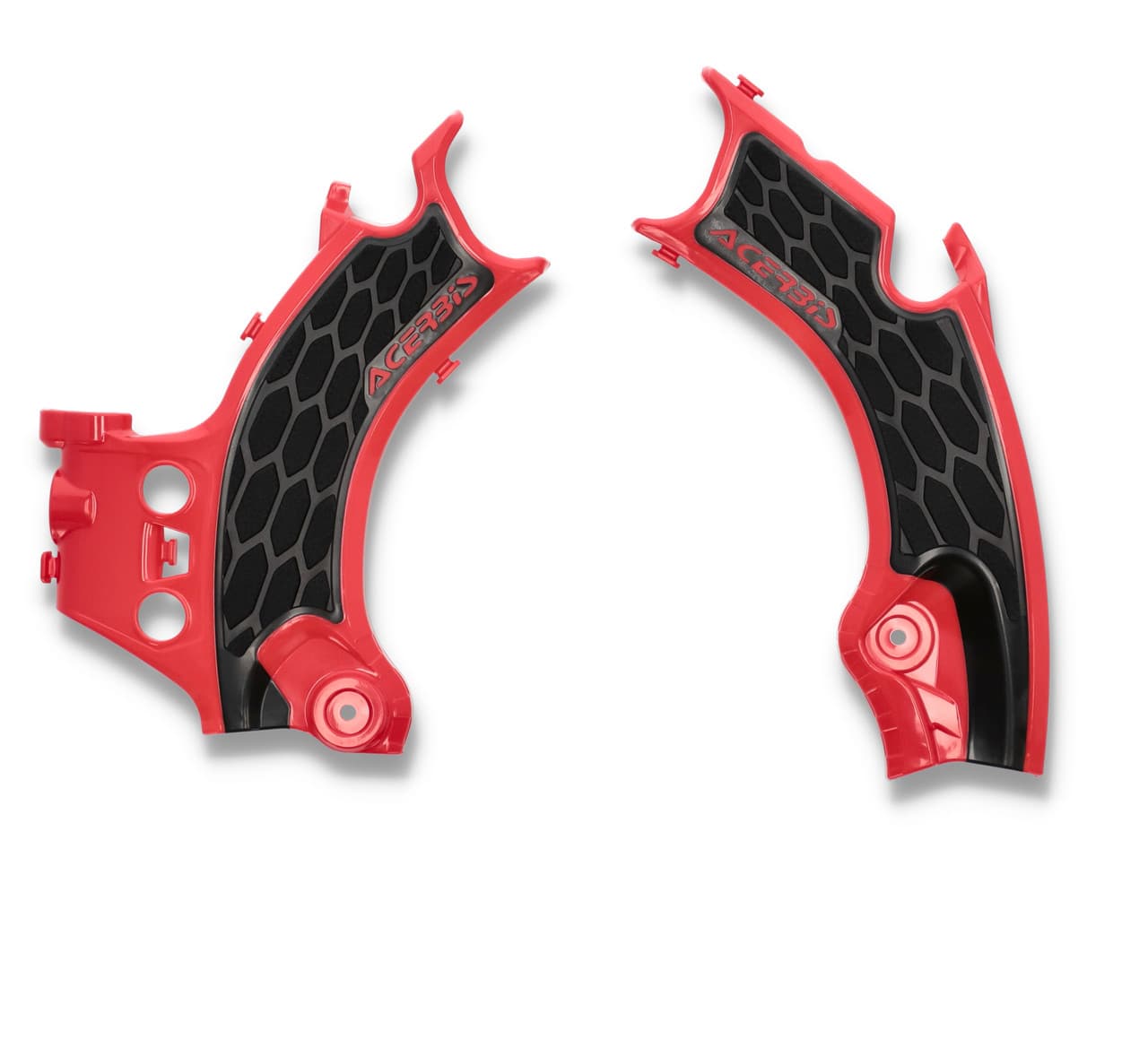 Acerbis X-Grip Frame Guards Honda Red/Black