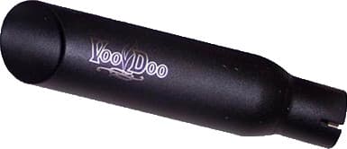 Voodoo Slip-On Kawasaki Black Single ZX636