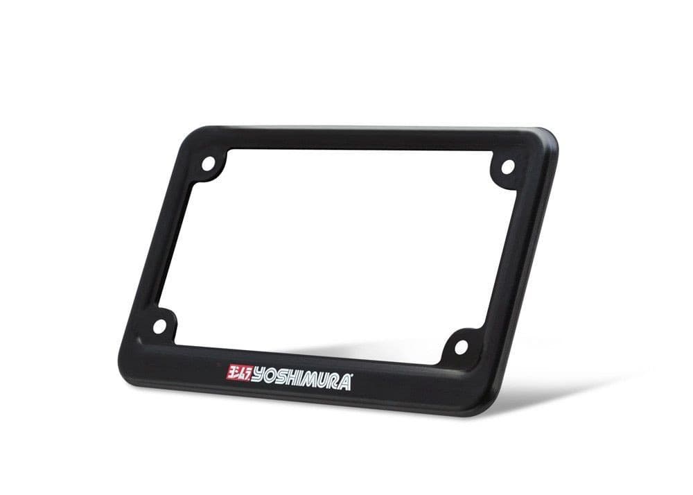 Yoshimura License Plate Frame Black Single