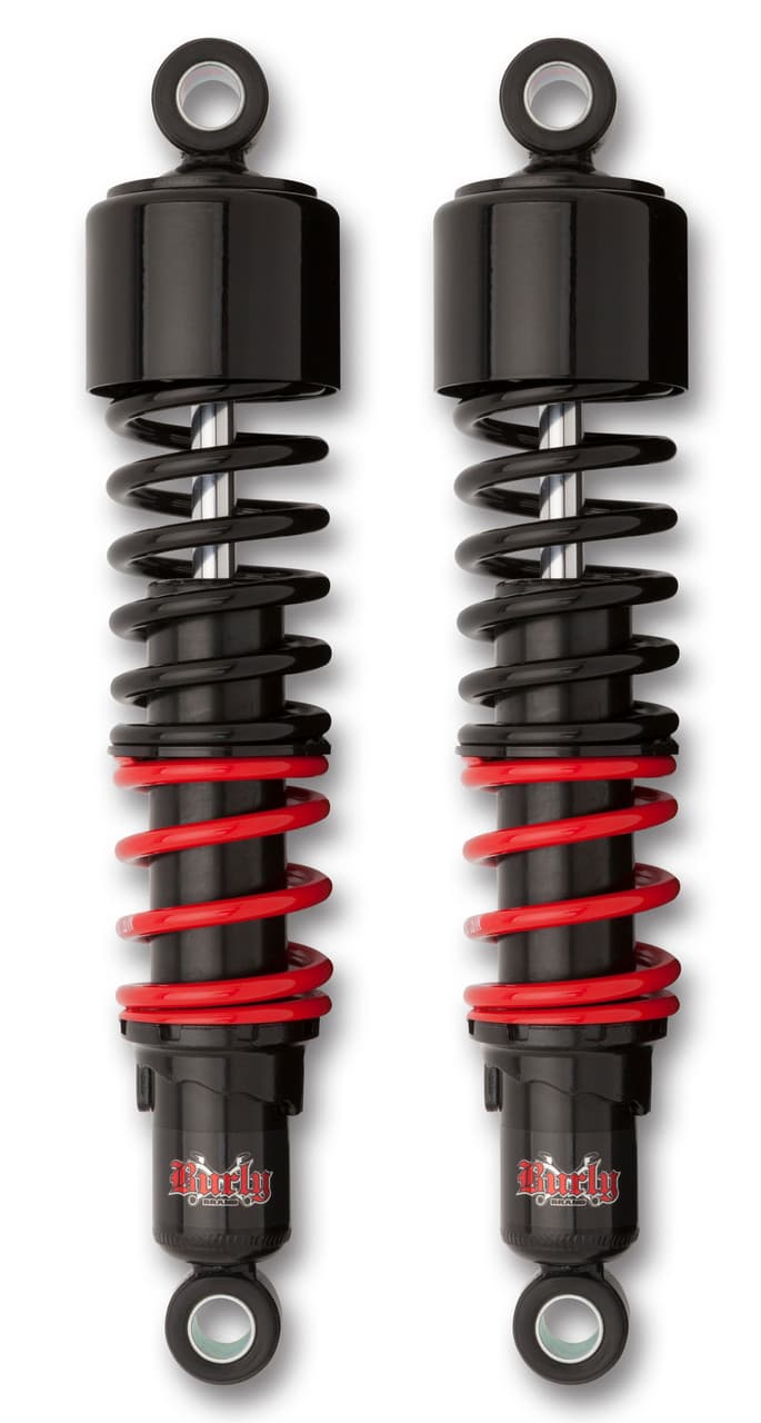 Burly Brand Stiletto Shocks 12.5" Black Fxd 91-17