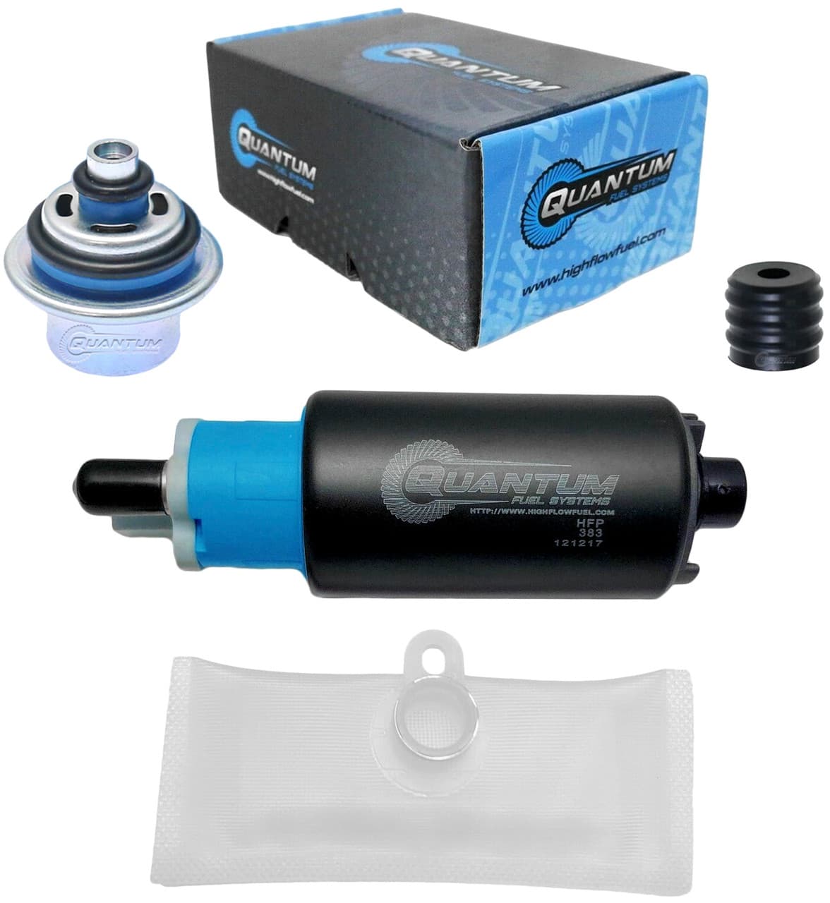 Quantum Electric Fuel Pump Kit With Pressure Regulator