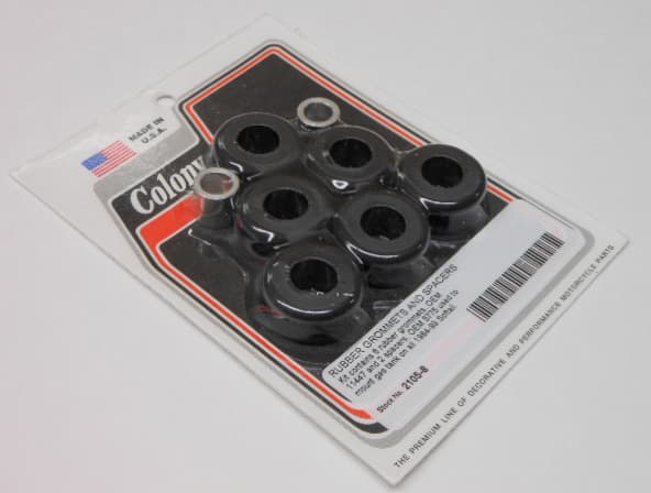 Colony Machine Rubber Grommets/Spacers Gas Tank Mount Kit 84-99 S0FTAIL
