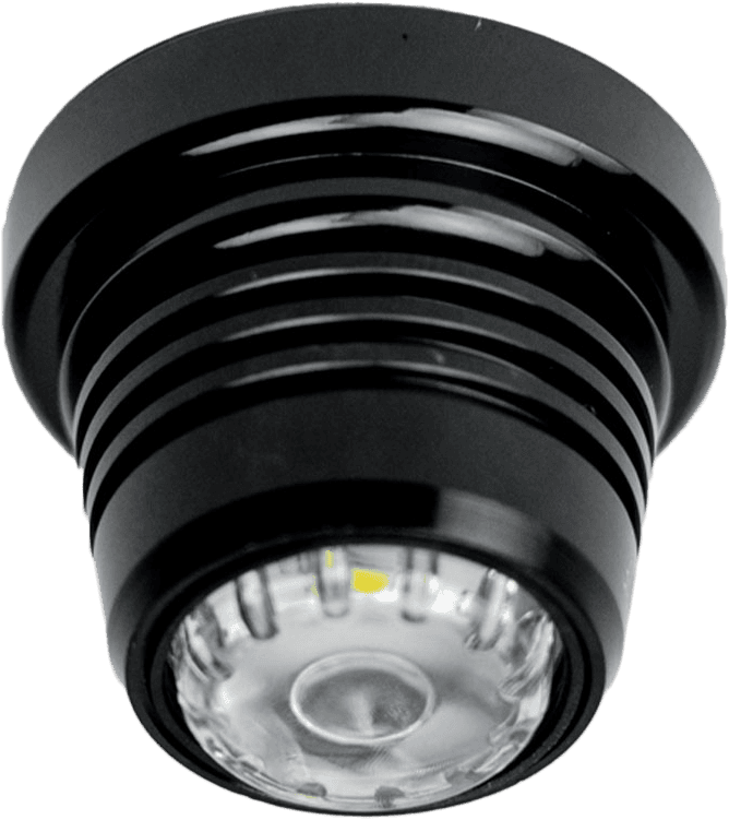 STICK ON LED DOME LIGHT USB RECHARGEABLE- BLACK