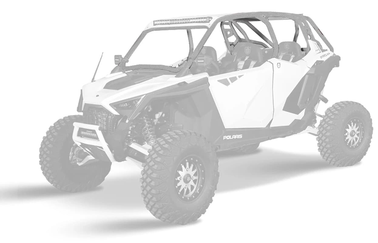 Pro Armor Pro Xp Cage W/No Intrusion Sparkle Silver Metallic