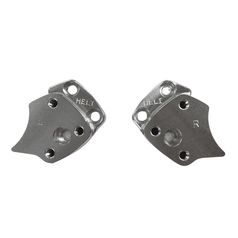 HANDLEBAR RISERS SILVER YAM