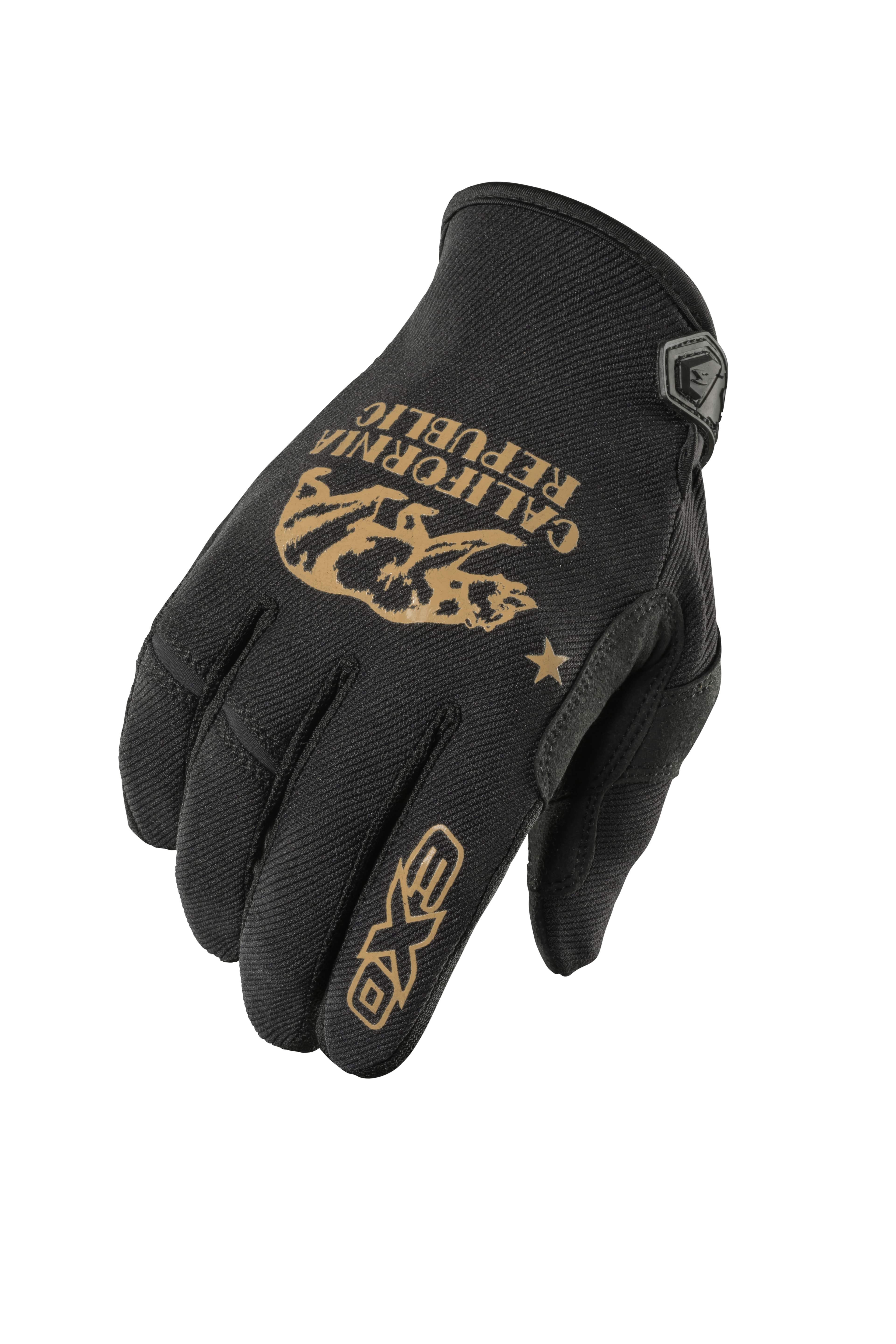 MOTO-FLEX GLOVES GOLDEN STATE GOLD/BLACK XL