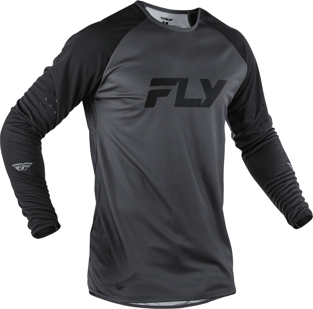 Fly Mtb Gravity Long Sleeve Jersey Grey/Black 2X