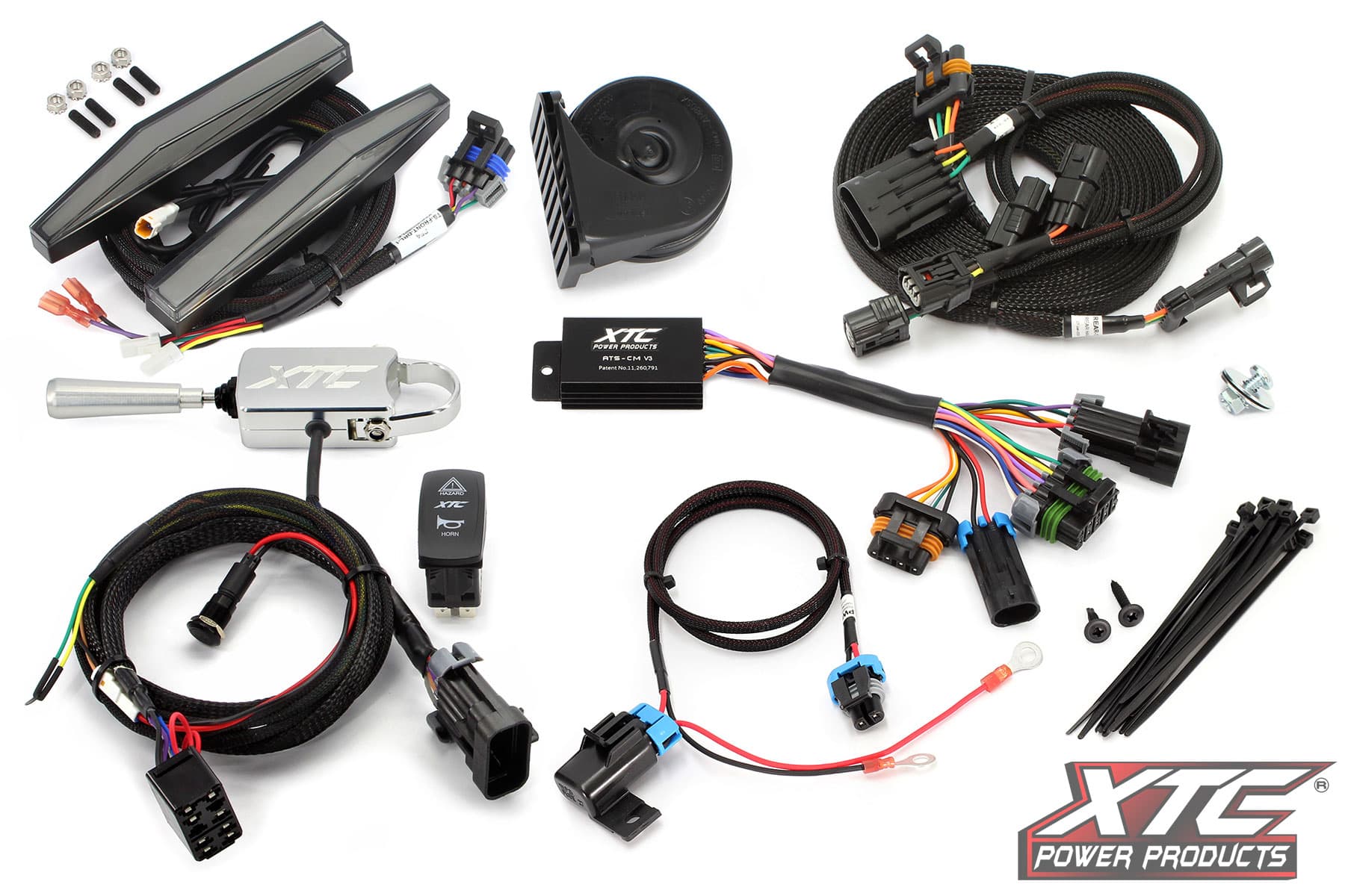 AUTO TURN SIGNAL KIT W/ BILLET LEVER AND FRONT DRL LIGHTS KAW