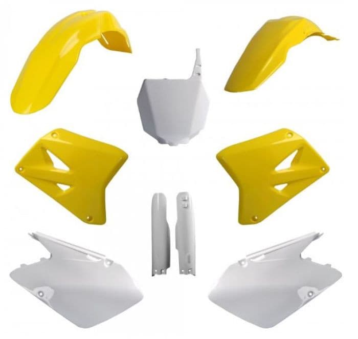 POLISPORT REPLICA PLASTIC KIT,FULL KIT SUZUKI OEM COLOR
