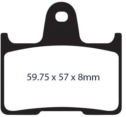 Lyndall Brakes Brake Pad Gold+ Rear `14-UP Sportster