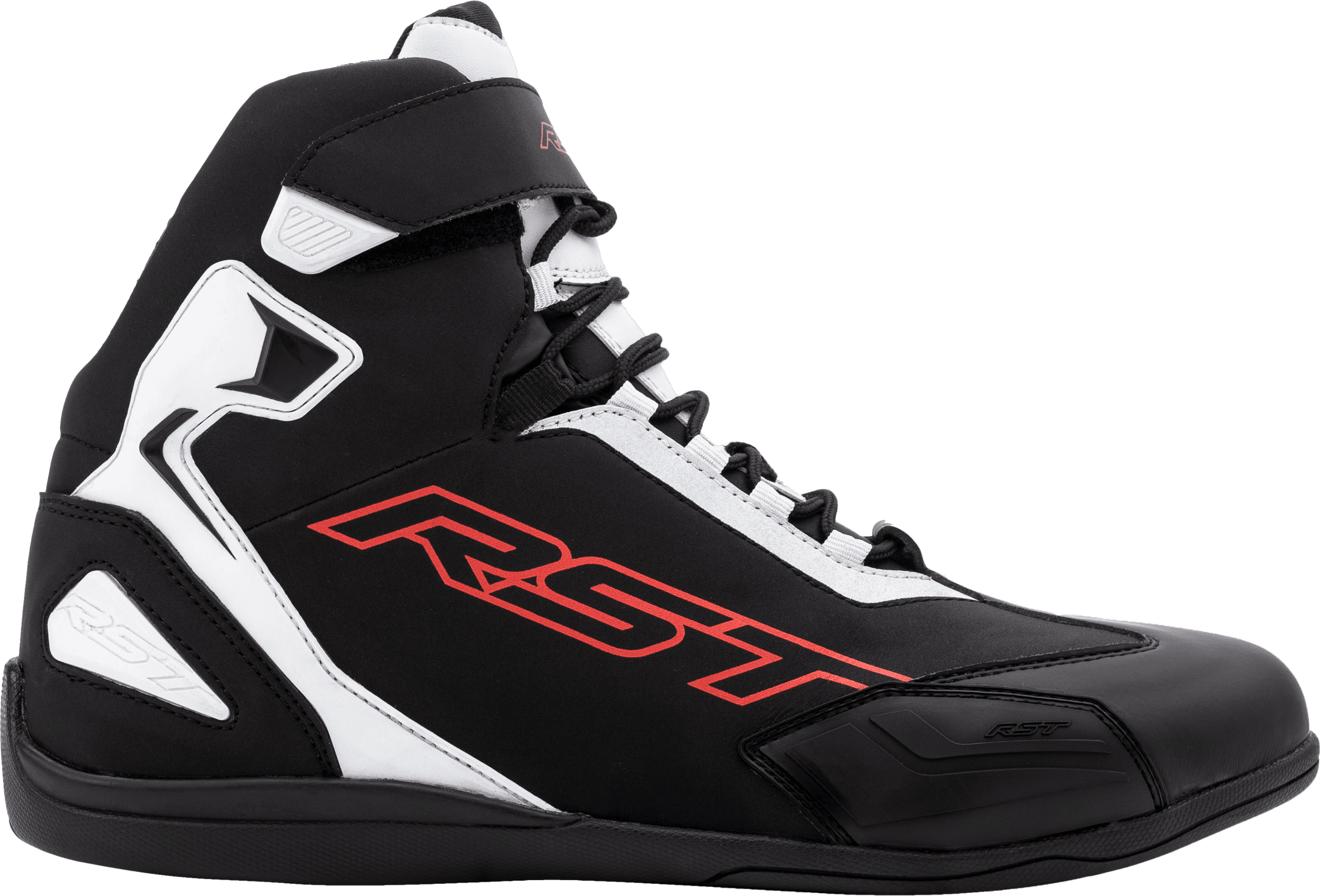 SABRE MOTO SHOE CE BOOT BLACK / WHITE / RED SZ 11
