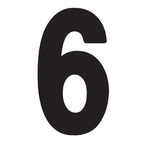FX 2015 NUMBERS PRO 4" BLACK 6