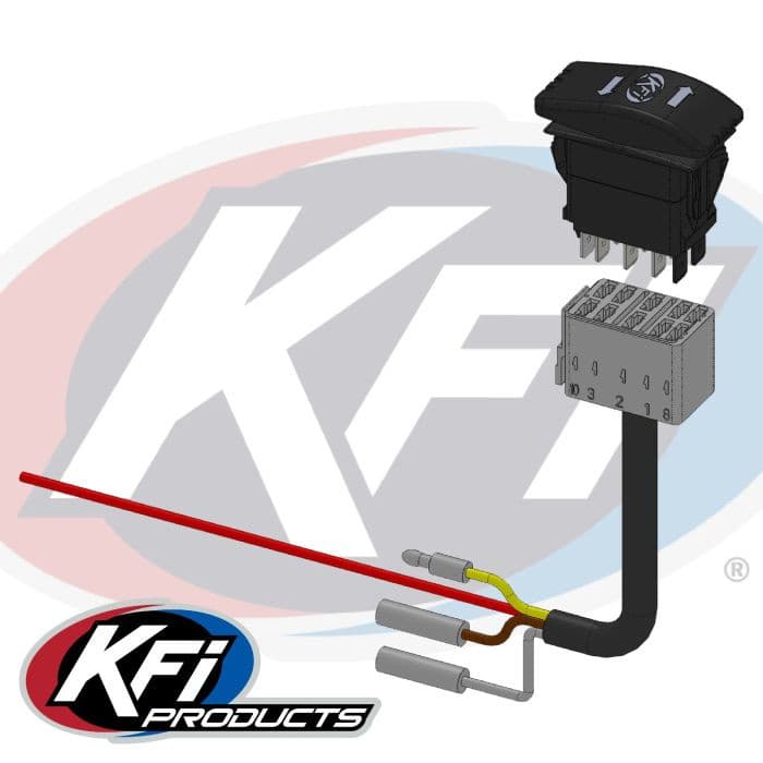 KFI U-KIT - ADD ACT BACKLIT DASH SWITCH AND HARNESS