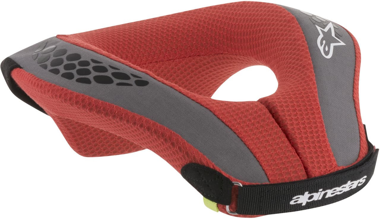 Alpinestars Youth Sequence Neck Support Black/Red YS/YM