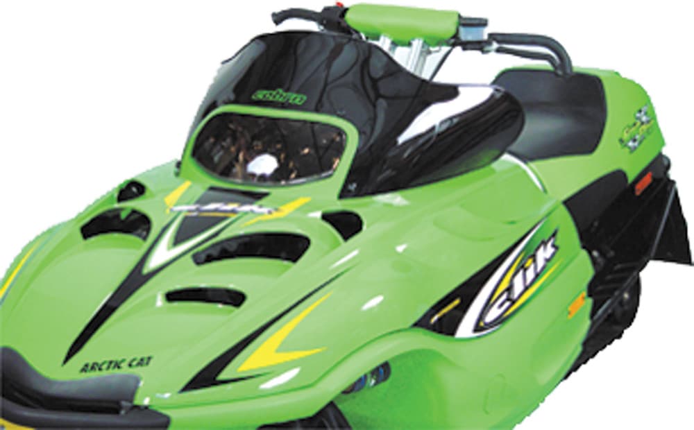 Powermadd Cobra Windshield X-Low Black 10.25" Arctic Cat ZR3