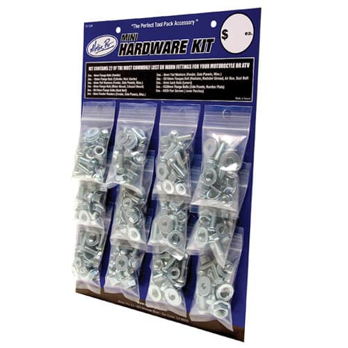 Motion Pro Mini Hardware Kit Zinc Finish 12/Pack