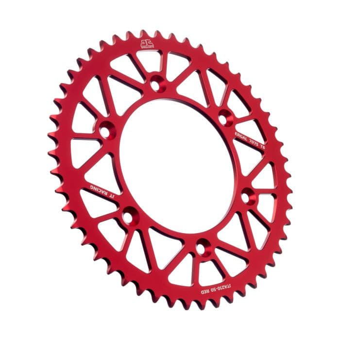 REAR ALLOY SPROCKET RED 50-TOOTH
