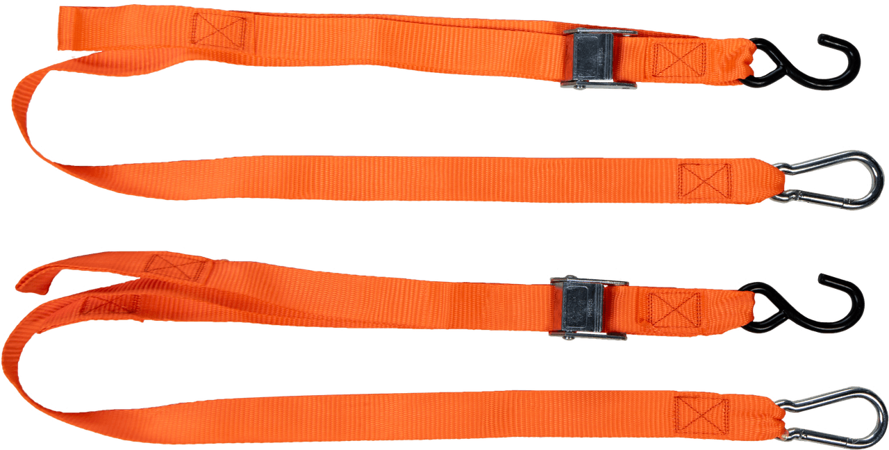 Fire Power 1.5" X 6' Tie-Down Soft-Tie Orange 2/Pack
