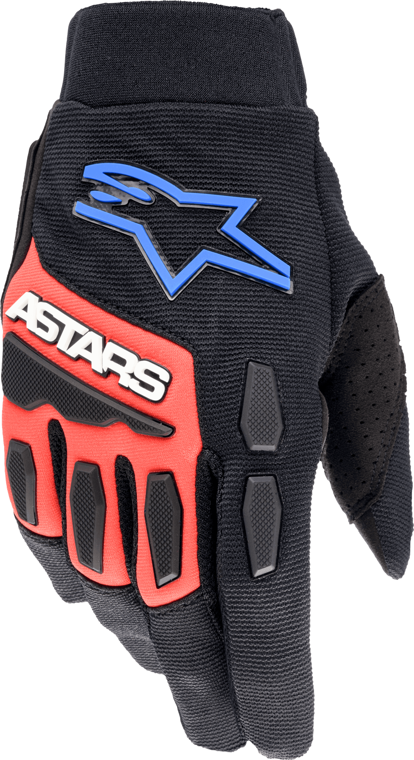 FULL BORE XT GLOVES BLACK/BRIGHT BLUE/RED XL