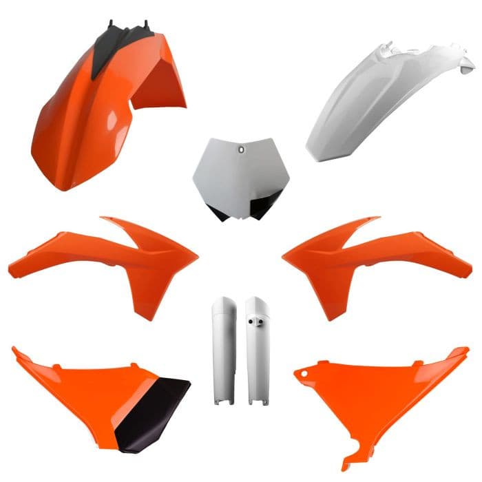 POLISPORT REPLICA PLASTIC KIT,FULL KIT KTM OEM COLOR