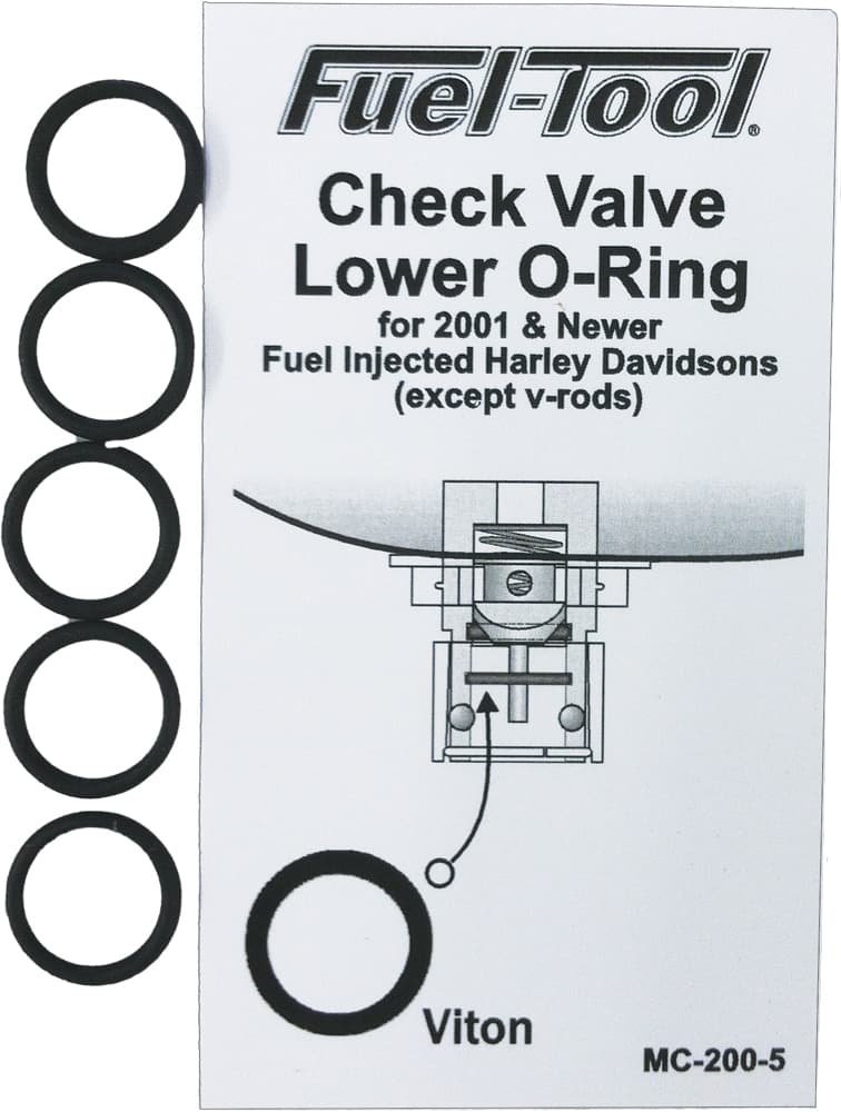 CHECK VALVE LOWER O-RINGS 5/PK