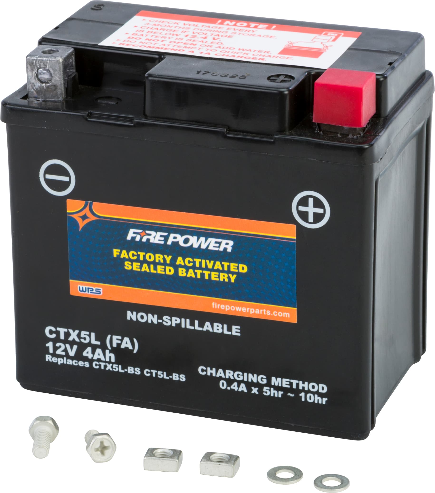 BATTERY CTX5L SEALED FACTORY ACTIVATED