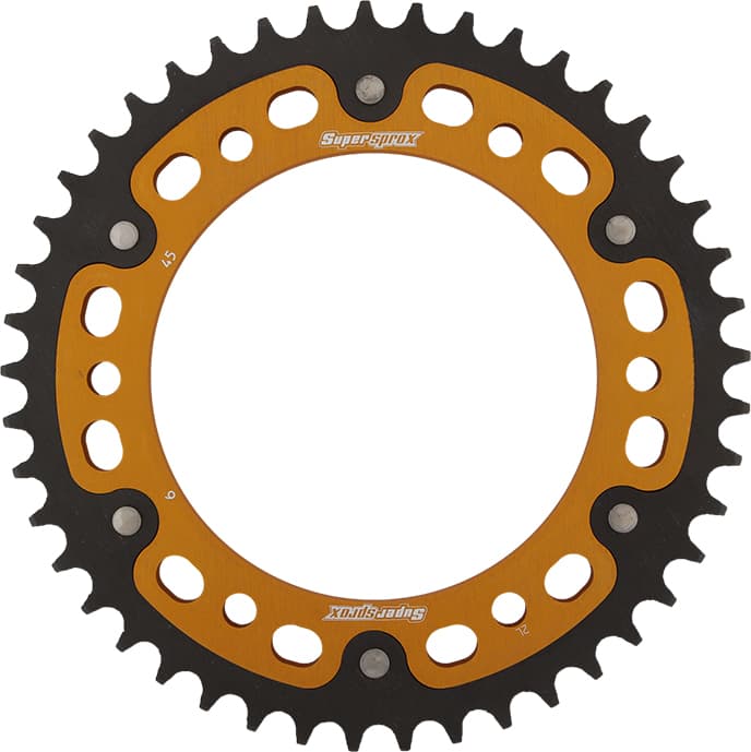 Supersprox Rear Stealth Sprocket Alu/Stl 45T-525 Gold BMW