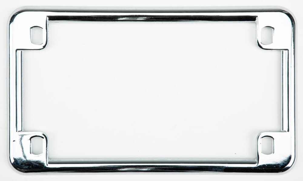 Chris Products License Plate Frame Chrome