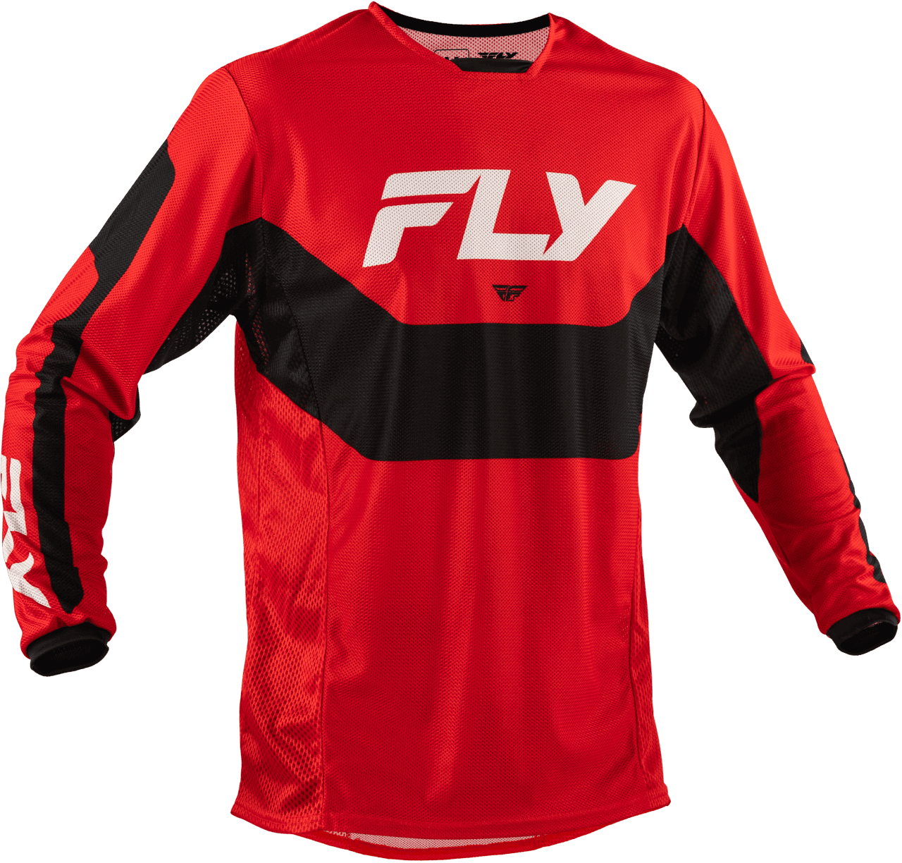 Fly Racing Kinetic Mesh Jersey Red/Black/White XL