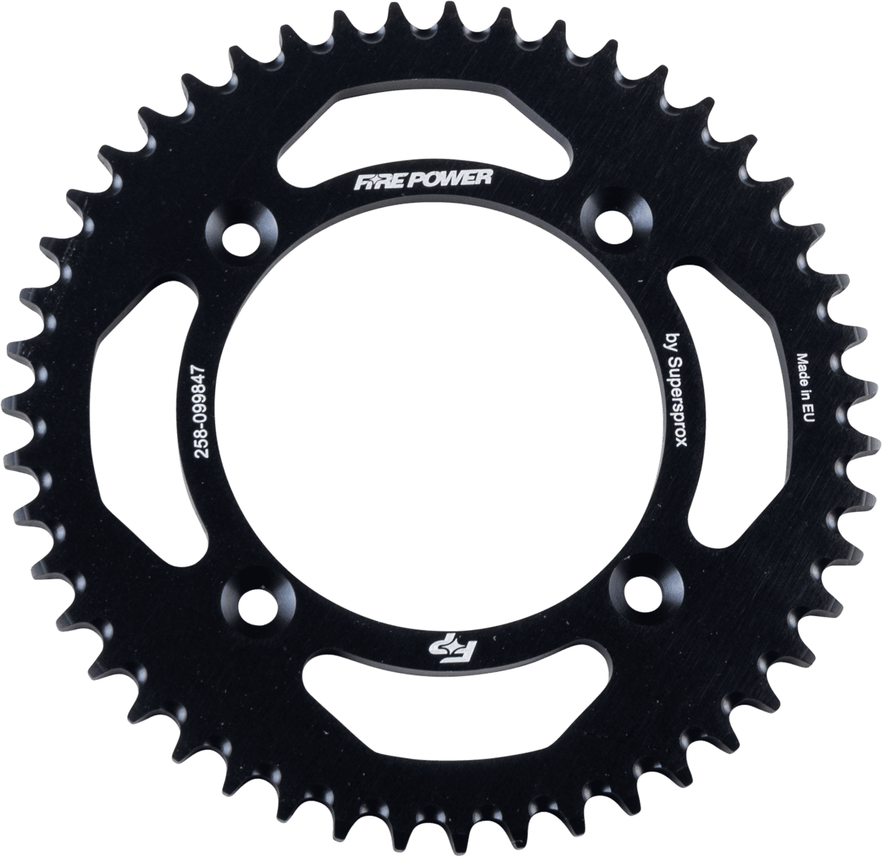 Fire Power Rear Sprocket Aluminum 47T Black