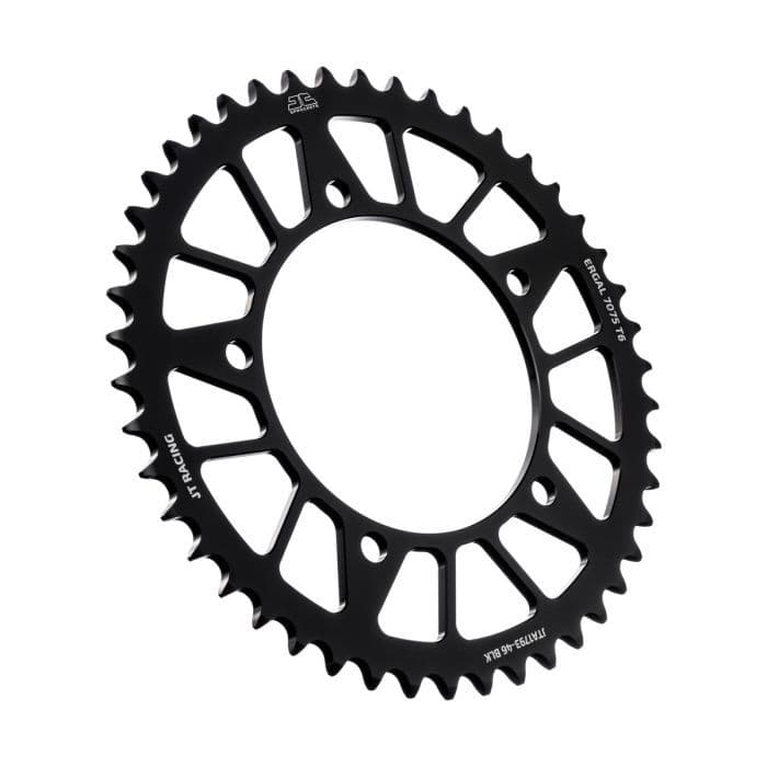 REAR ALLOY SPROCKET BLACK 46-TOOTH