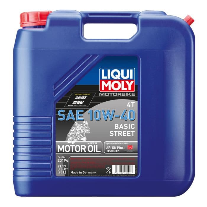 LIQUI MOLY MOTORBIKE 4T 10W-40 20 LITER