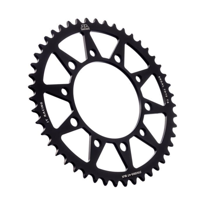 REAR ALLOY SPROCKET BLACK 47-TOOTH