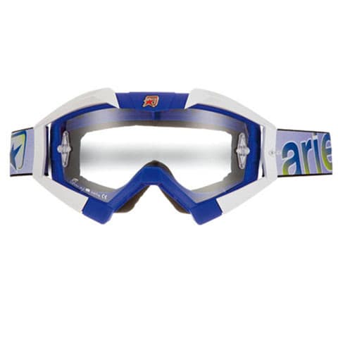 MX GOGGLES RIDING CROWS BLUE WHITE