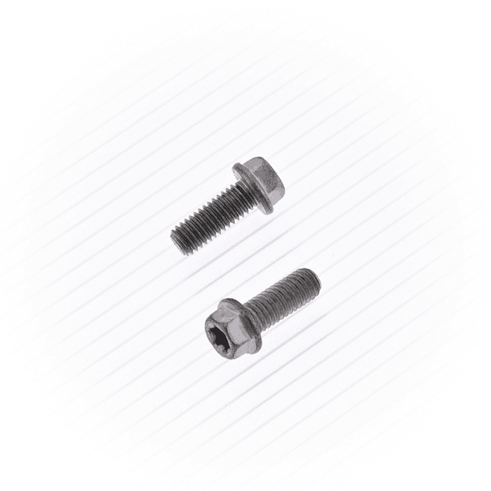 Bolt Dacromet Plated 8MM Flange Bolts 6X16MM 10/Pack