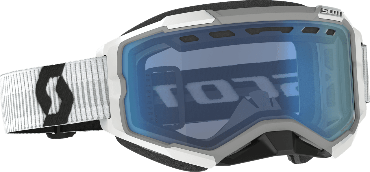 Scott Fury Goggle Snow Cross White W/Blue