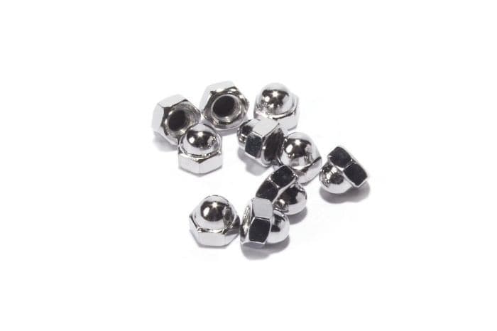 ACORN NUT 5MM THREAD X 8MM HEX (10 EA)
