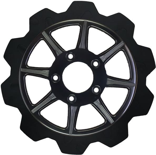 Lyndall Brakes High Carbon Steel Phoenix Rear Rotor Black 11.5"