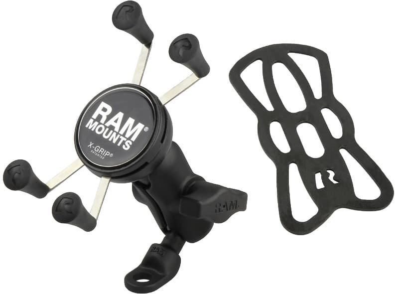 Ram X-Grip Phone Mount W/9MM Angled Bolt Head Adapter