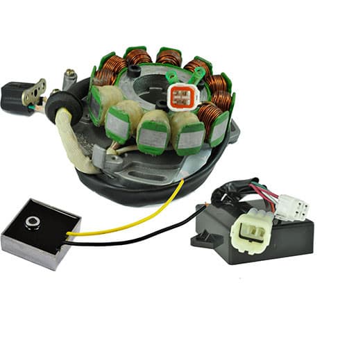 RMSTATOR KIT STATOR 200 W + AC REGULATOR RECTIFIER + HP CDI