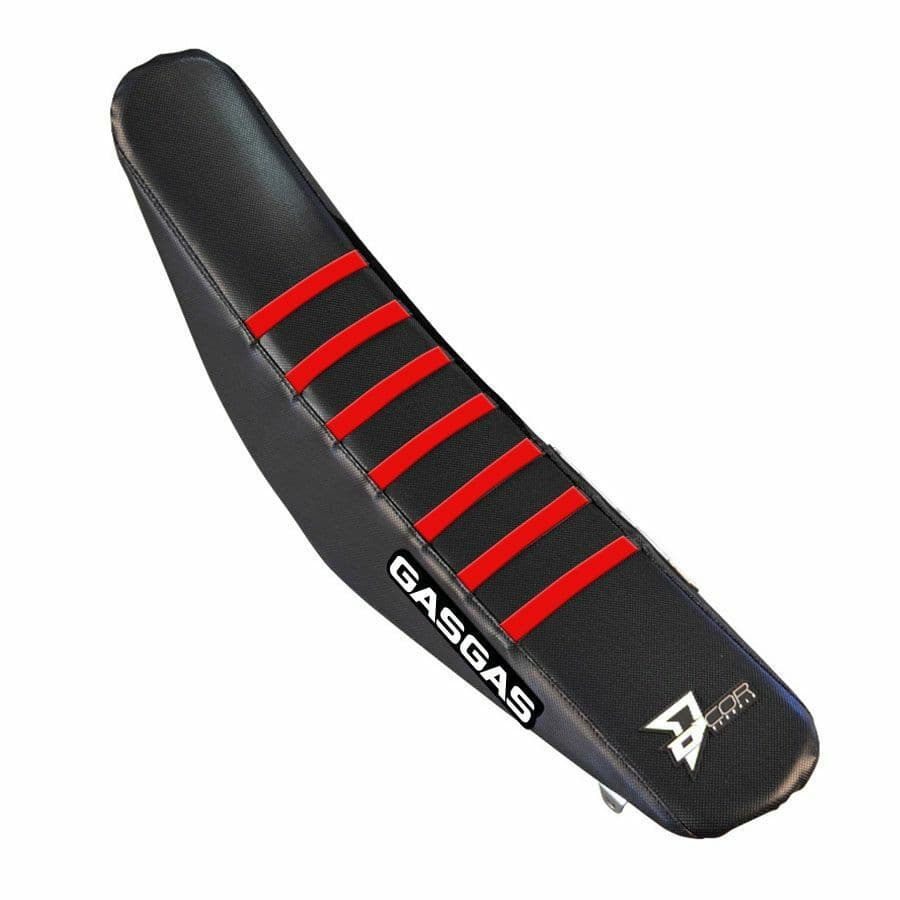 D-Cor Seat Cover Black/Red Ribs