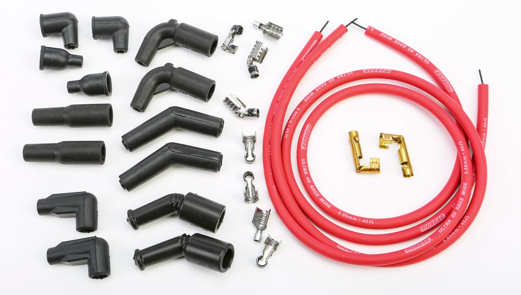 Moroso Ign Wires Ultra 40/SET Red 78-83 Universal