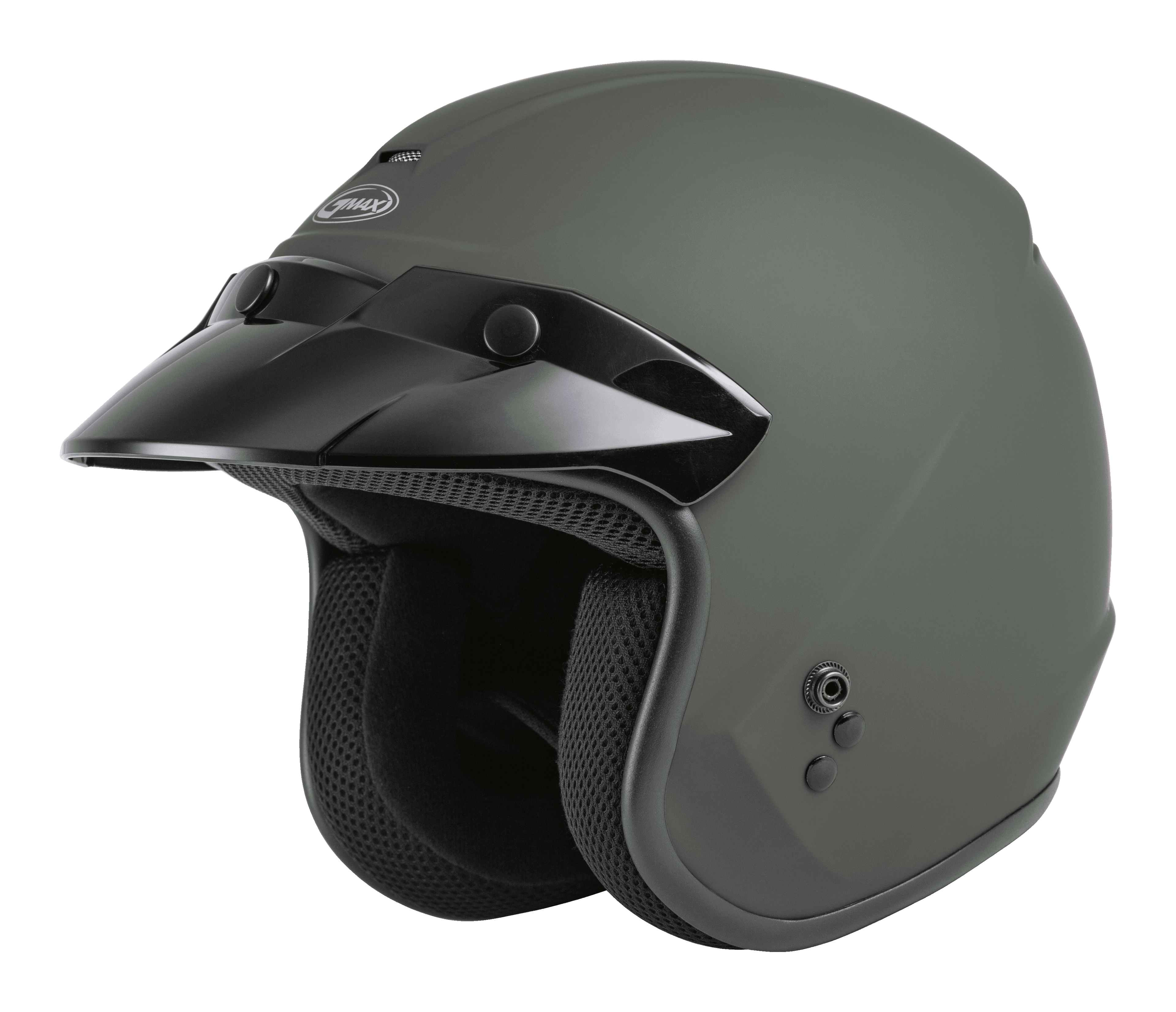 OF-2 OPEN-FACE HELMET MATTE GREEN LG
