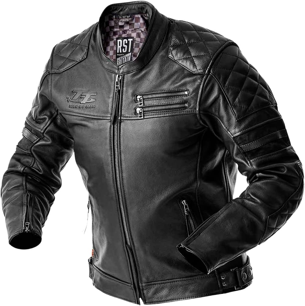 HILLBERRY D3O JACKET BLACK LEATHER SM