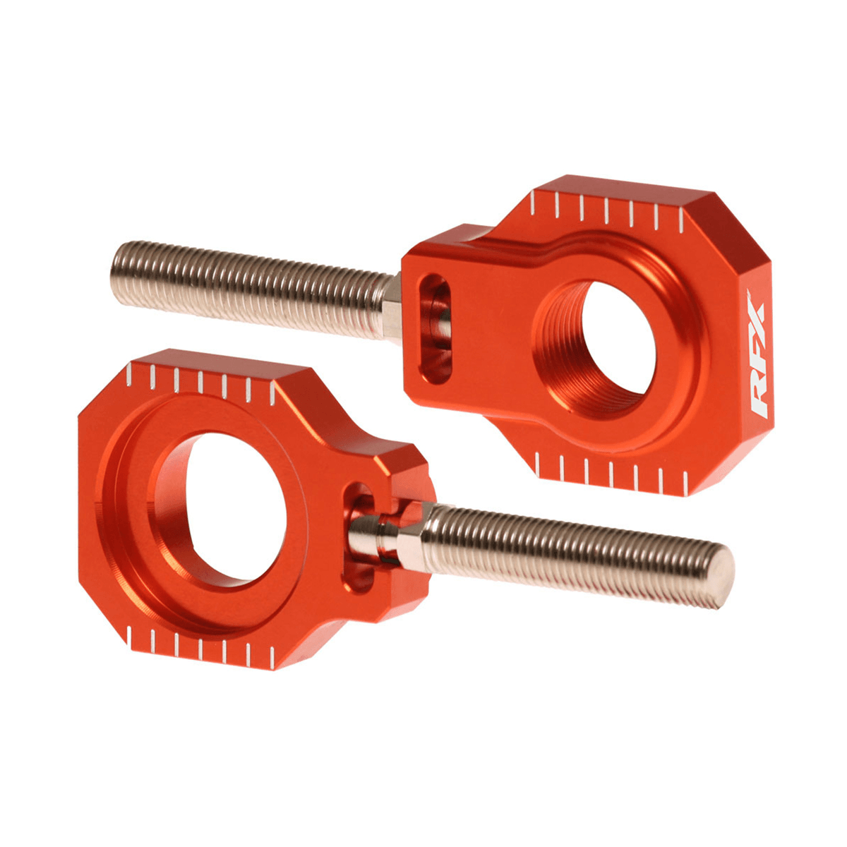 RFX Rear Axle Blocks Orange KTM/Husqvarna/Gas